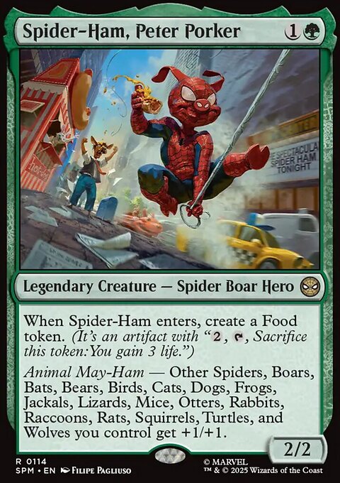 Spider-Ham, Peter Porker, Marvel's Spider-Man #114, Magic: The Gathering card
