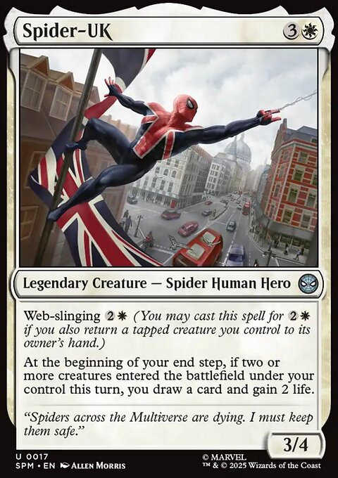 Spider-UK, Marvel's Spider-Man #17, Magic: The Gathering card