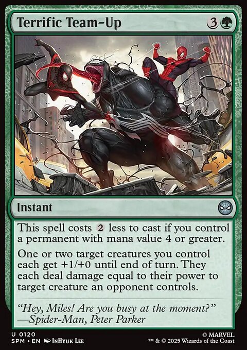 Terrific Team-Up, Marvel's Spider-Man #120, Magic: The Gathering card