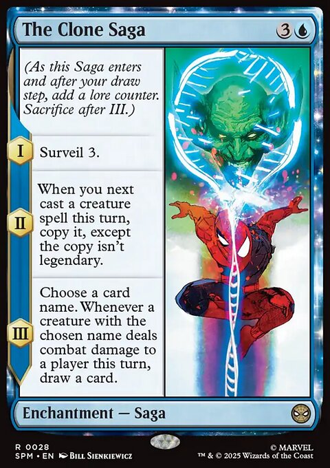 The Clone Saga, Marvel's Spider-Man #28, Magic: The Gathering card