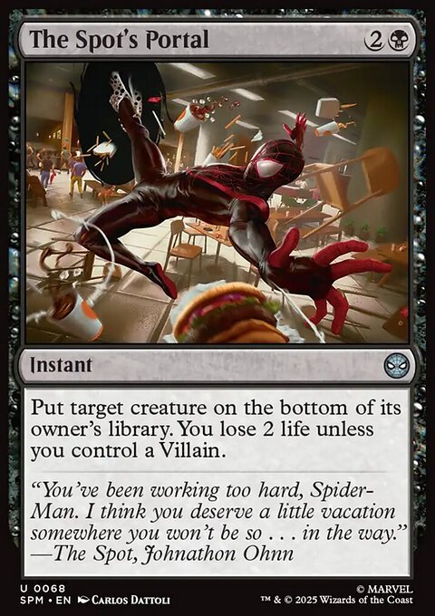 The Spot's Portal, Marvel's Spider-Man #68, Magic: The Gathering card