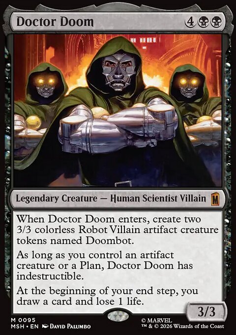 Doctor Doom, Marvel Super Heroes #95, Magic: The Gathering card
