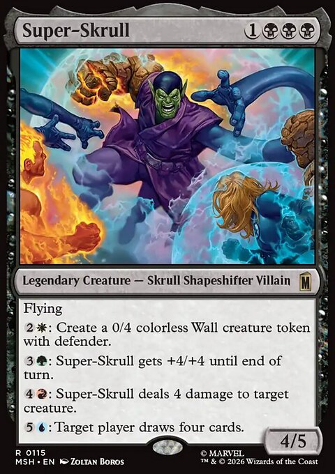 Super-Skrull, Marvel Super Heroes #115, Magic: The Gathering card