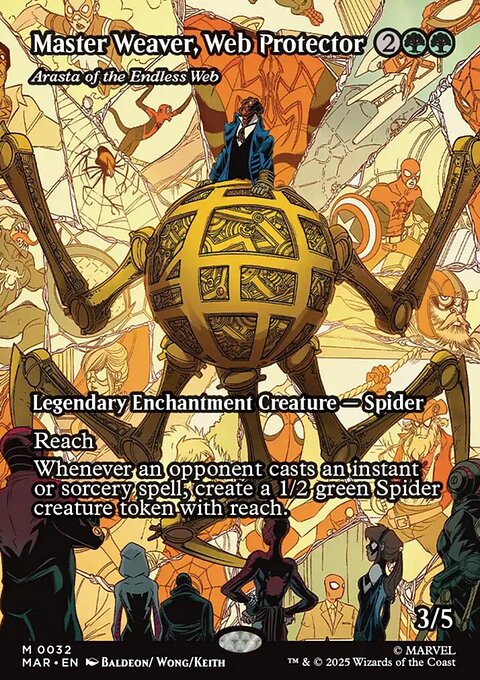 Arasta of the Endless Web, Marvel Universe #32, Magic: The Gathering card