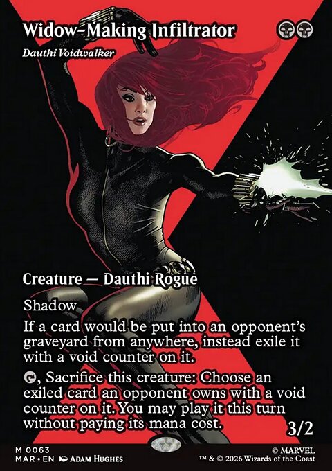 Dauthi Voidwalker, Marvel Universe #63, Magic: The Gathering card