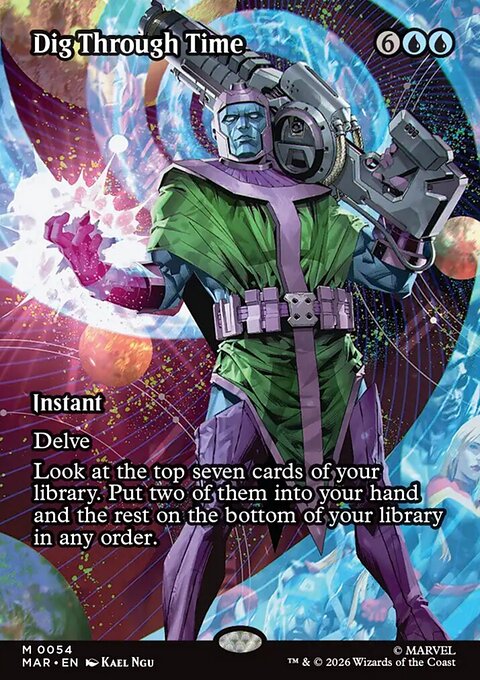 Dig Through Time, Marvel Universe #54, Magic: The Gathering card