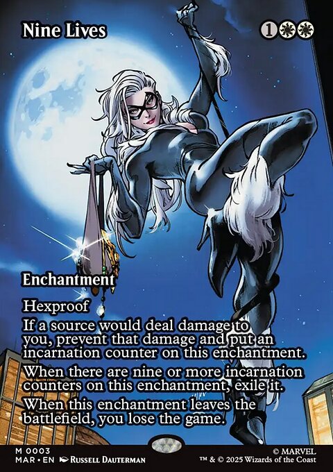 Nine Lives, Marvel Universe #3, Magic: The Gathering card