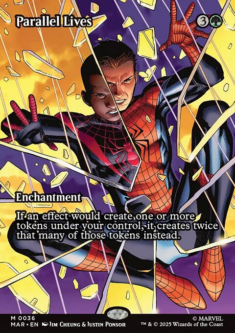 Parallel Lives, Marvel Universe #36, Magic: The Gathering card