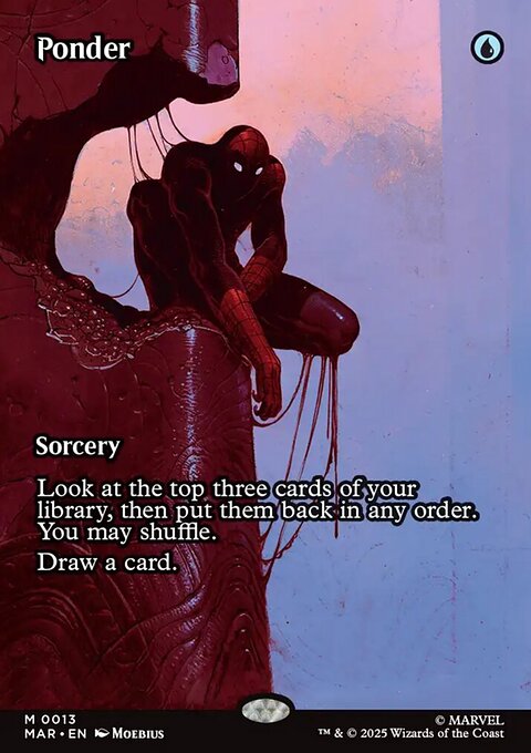 Ponder, Marvel Universe #13, Magic: The Gathering card