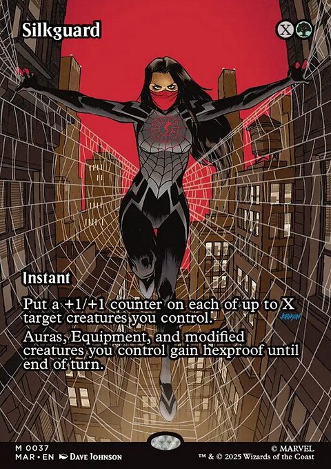 Silkguard, Marvel Universe #37, Magic: The Gathering card