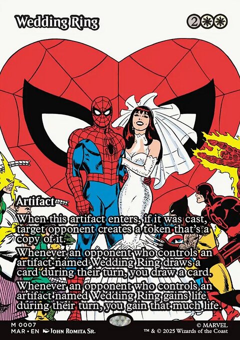 Wedding Ring, Marvel Universe #7, Magic: The Gathering card