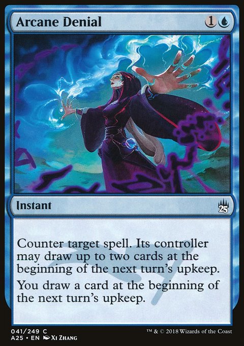 Arcane Denial, Masters 25 #41, Magic: The Gathering card