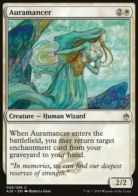 Auramancer, Masters 25 #6, Magic: The Gathering card