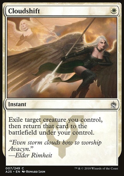 Cloudshift, Masters 25 #7, Magic: The Gathering card