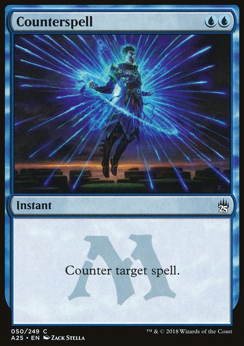 Counterspell, Masters 25 #50, Magic: The Gathering card