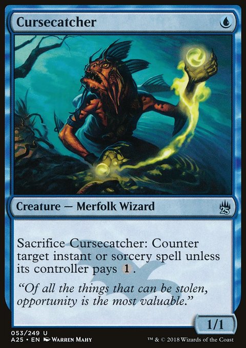 Cursecatcher, Masters 25 #53, Magic: The Gathering card