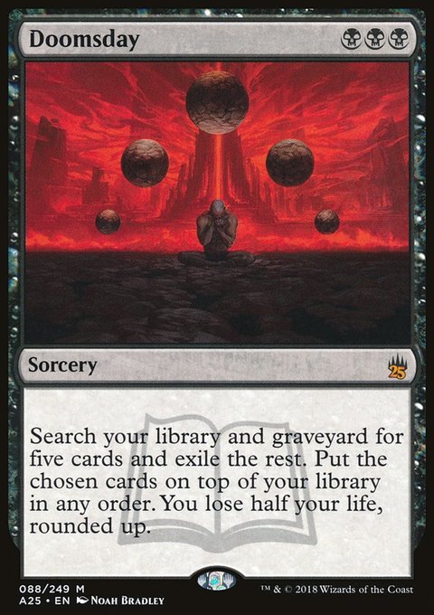 Doomsday, Masters 25 #88, Magic: The Gathering card