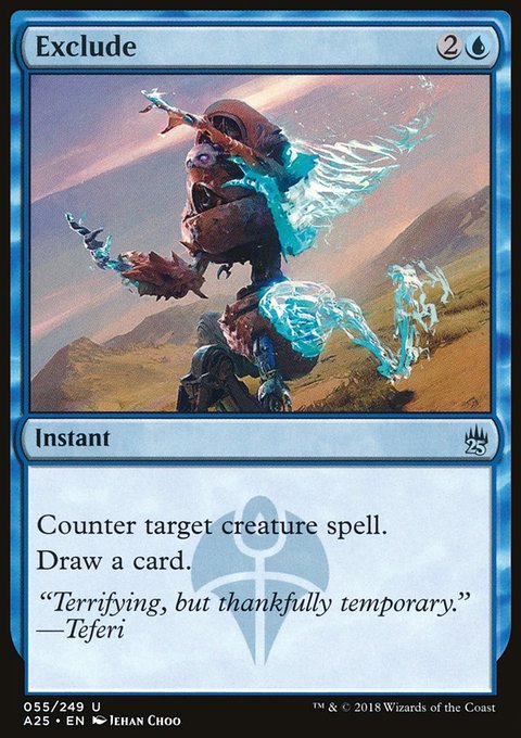 Exclude, Masters 25 #55, Magic: The Gathering card