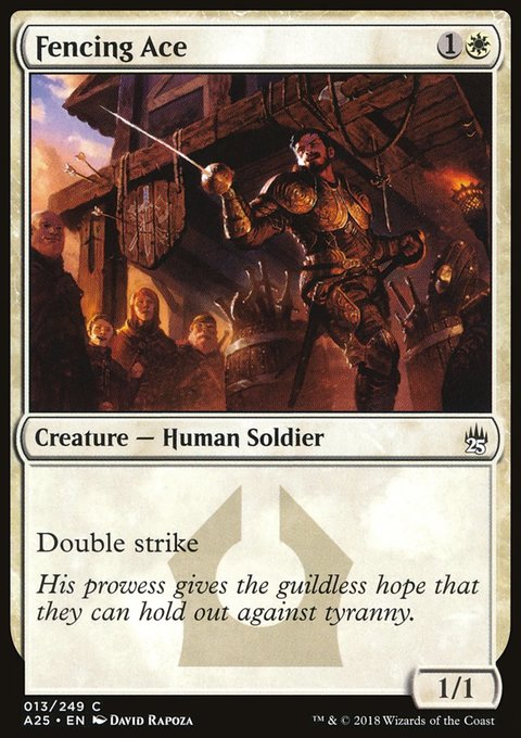 Fencing Ace, Masters 25 #13, Magic: The Gathering card