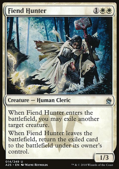 Fiend Hunter, Masters 25 #14, Magic: The Gathering card