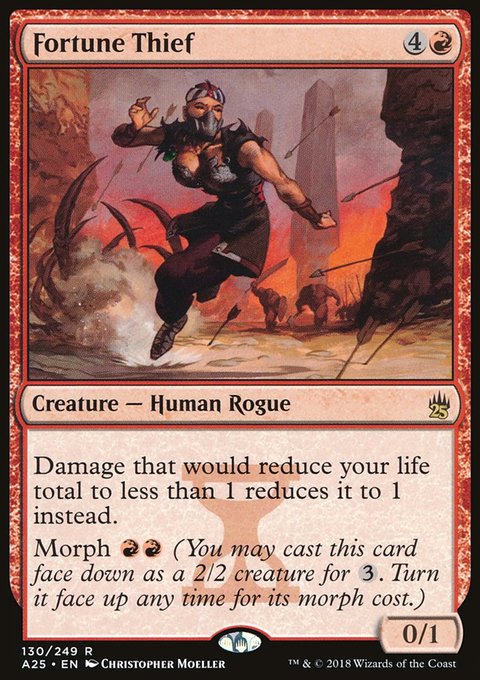 Fortune Thief, Masters 25 #130, Magic: The Gathering card