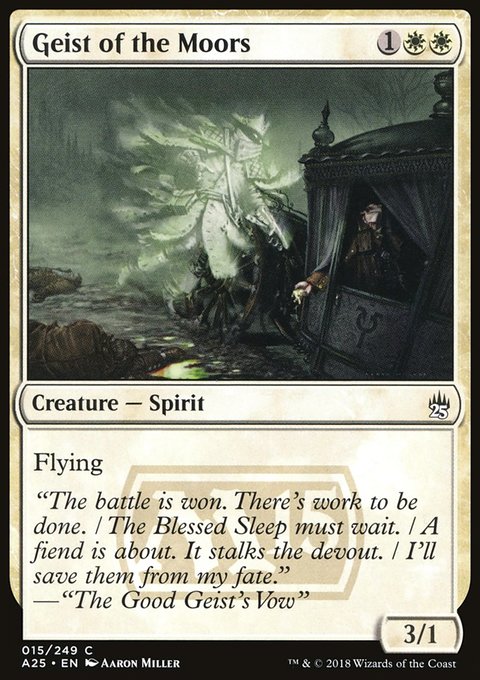 Geist of the Moors, Masters 25 #15, Magic: The Gathering card