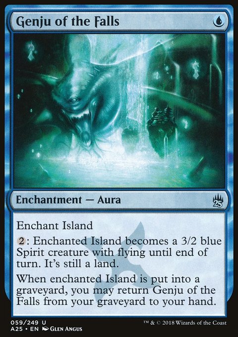 Genju of the Falls, Masters 25 #59, Magic: The Gathering card