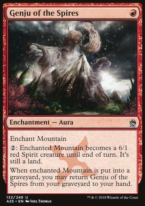 Genju of the Spires, Masters 25 #132, Magic: The Gathering card