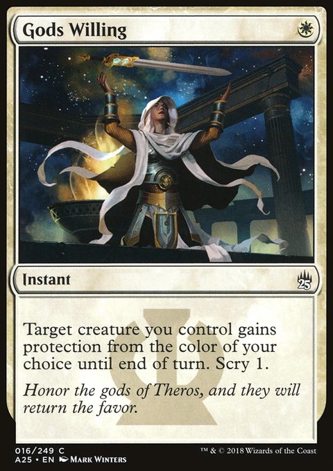 Gods Willing, Masters 25 #16, Magic: The Gathering card