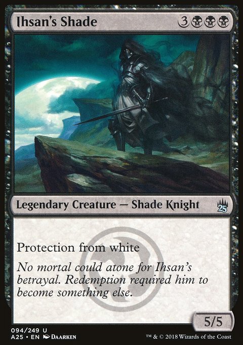 Ihsan's Shade, Masters 25 #94, Magic: The Gathering card