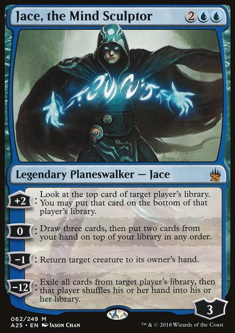 Jace, the Mind Sculptor, Masters 25 #62, Magic: The Gathering card