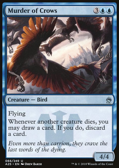 Murder of Crows, Masters 25 #66, Magic: The Gathering card