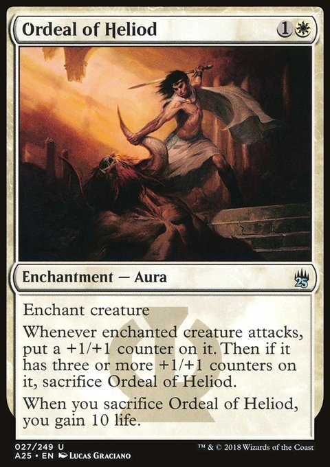 Ordeal of Heliod, Masters 25 #27, Magic: The Gathering card