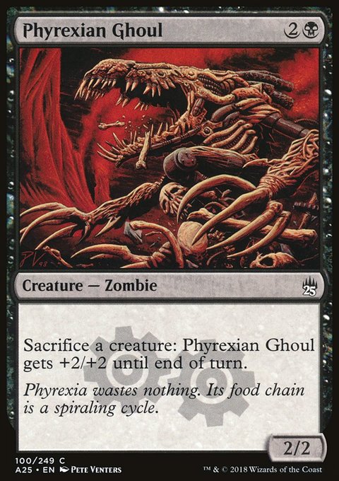 Phyrexian Ghoul, Masters 25 #100, Magic: The Gathering card