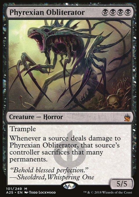 Phyrexian Obliterator, Masters 25 #101, Magic: The Gathering card