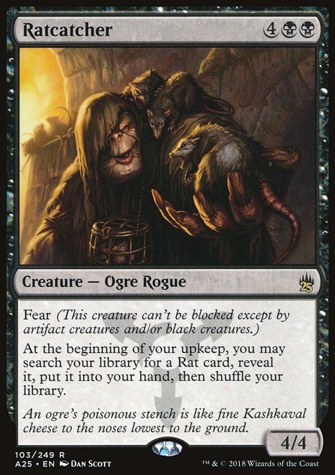 Ratcatcher, Masters 25 #103, Magic: The Gathering card