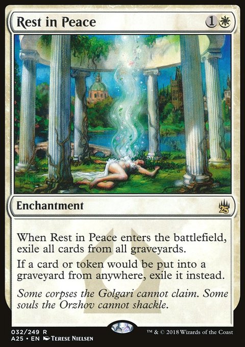 Rest in Peace, Masters 25 #32, Magic: The Gathering card