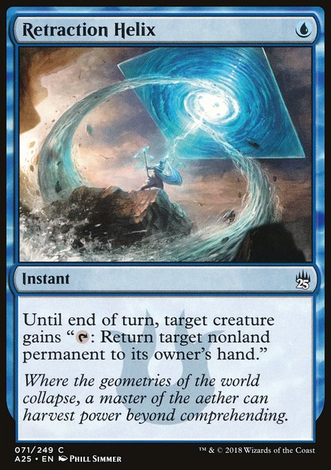 Retraction Helix, Masters 25 #71, Magic: The Gathering card