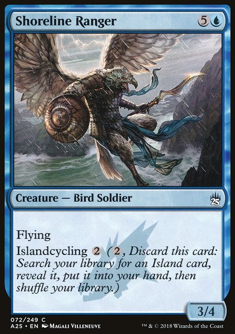 Shoreline Ranger, Masters 25 #72, Magic: The Gathering card