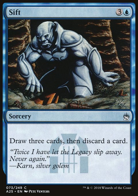 Sift, Masters 25 #73, Magic: The Gathering card