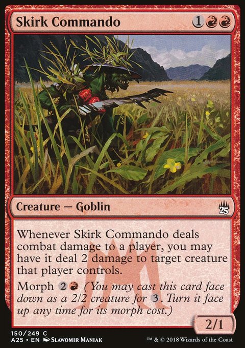 Skirk Commando, Masters 25 #150, Magic: The Gathering card