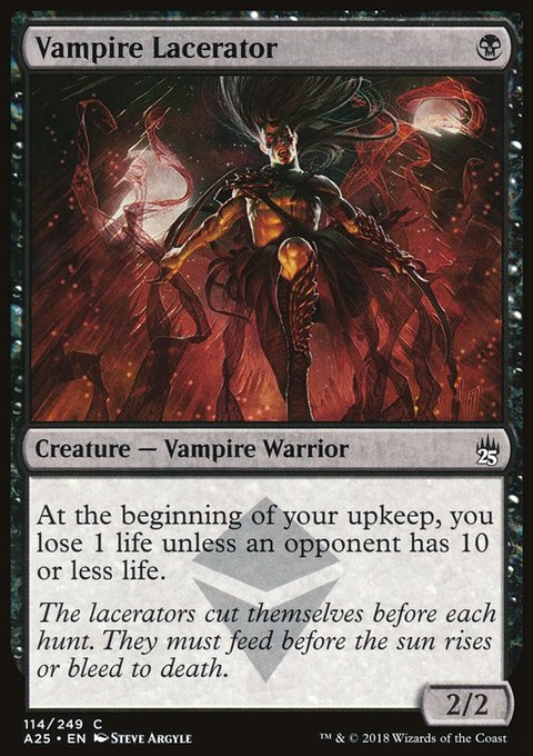 Vampire Lacerator, Masters 25 #114, Magic: The Gathering card