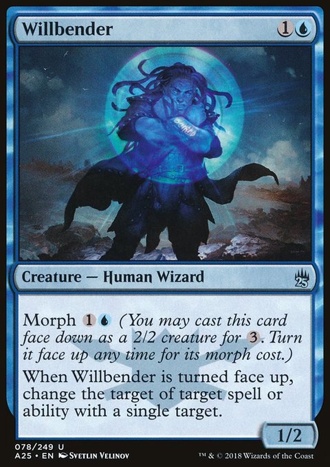 Willbender, Masters 25 #78, Magic: The Gathering card