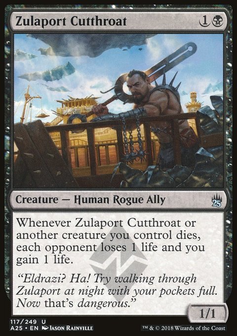 Zulaport Cutthroat, Masters 25 #117, Magic: The Gathering card