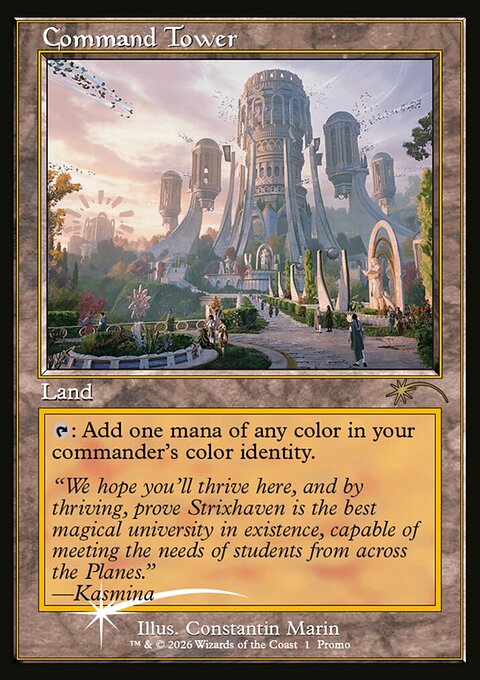 Command Tower, Media and Collaboration Promos #2026-1, Magic: The Gathering card
