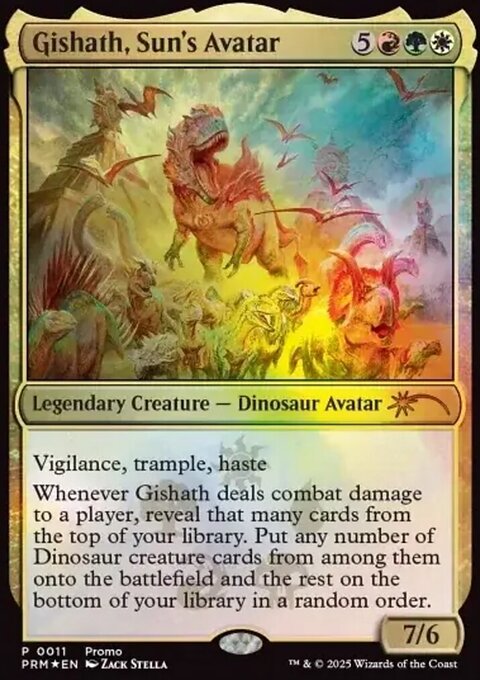 Gishath, Sun's Avatar, Media and Collaboration Promos #2026-5, Magic: The Gathering card