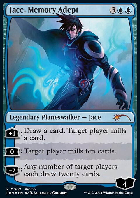 Jace, Memory Adept, Media and Collaboration Promos #2024-2, Magic: The Gathering card