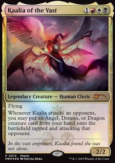 Kaalia of the Vast, Media and Collaboration Promos #2025-19, Magic: The Gathering card