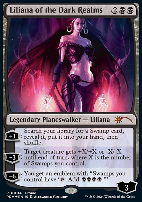 Liliana of the Dark Realms, Media and Collaboration Promos #2024-8, Magic: The Gathering card