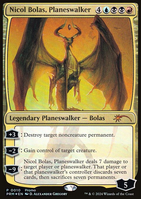 Nicol Bolas, Planeswalker, Media and Collaboration Promos #2025-10, Magic: The Gathering card